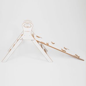 Zestaw Alpinisty 2w1 składany trójkąt Piklera + ścianka wspinaczkowa / zjeżdżalnia rozmiar L