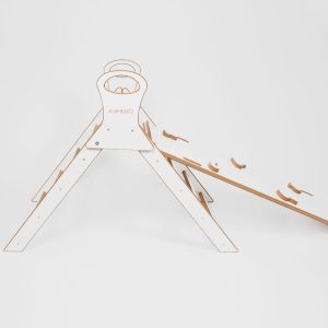 Zestaw Alpinisty 2w1 składany trójkąt Piklera + ścianka wspinaczkowa / zjeżdżalnia rozmiar L