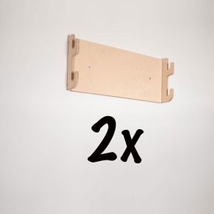 Mocowanie na ścianę L x2 do drabinka gimnastyczna do ćwiczeń z regulowanym drążkiem / Składany Pikler do wspinania