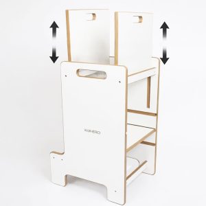 Kitchen Helper - "Super Safe- bez otworów" Pomocnik kuchenny z podwójnym zabezpieczeniem - 2 wsuwane blaty - 14kg