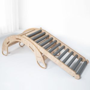 Zestaw Gimnastyczny 2w1 bujak + zjeżdżalnia rolkowa  Integracja sensoryczna SI